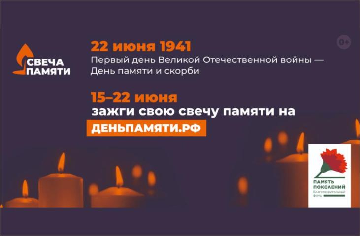 Онлайн-акция «Свеча памяти»